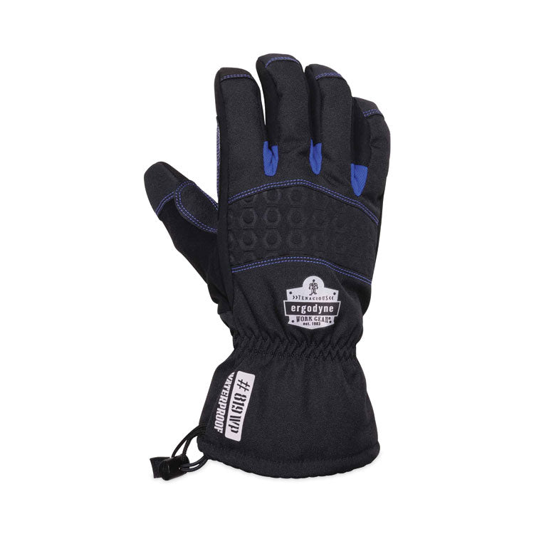 ProFlex 819WP Extreme Thermal WP Gloves, Black, Large, Pair