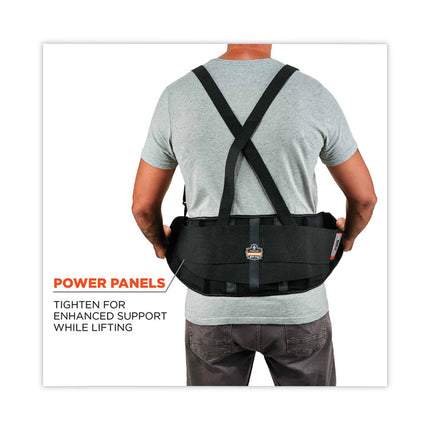 ProFlex 100 Economy Spandex Back Support Brace, 2X-Large, 42" to 46" Waist, Black