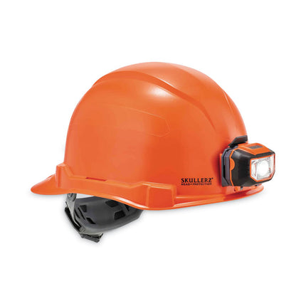 Skullerz 8970LED Class E Hard Hat Cap Style with LED Light, Orange