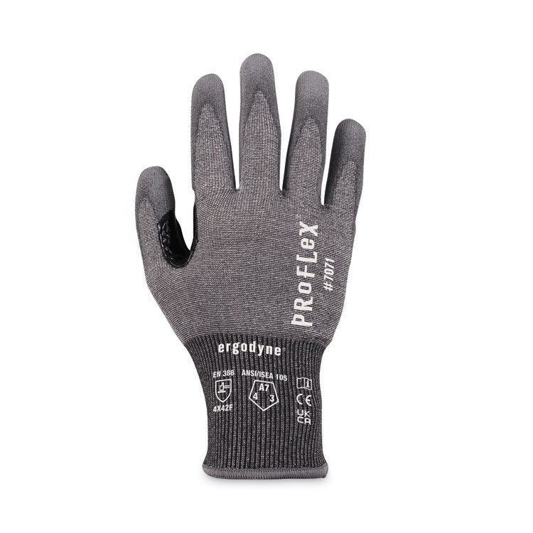 ProFlex 7071 ANSI A7 PU Coated CR Gloves, Gray, X-Large, Pair