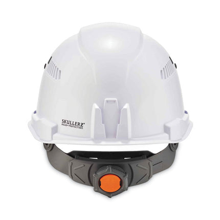 Skullerz 8972LED Class C Hard Hat Cap Style with LED Light, White