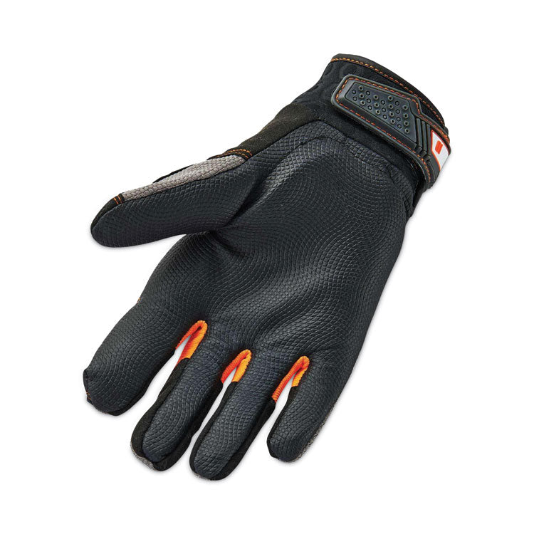 ProFlex 9015F(x) Certified Anti-Vibration Gloves and Dorsal Protection, Black, Large, Pair