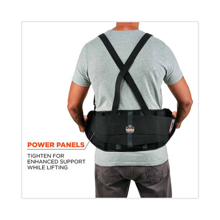 ProFlex 100 Economy Spandex Back Support Brace, X-Large, 38" to 42" Waist, Black