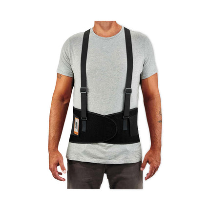 ProFlex 100 Economy Spandex Back Support Brace, 4X-Large, 52" to 58" Waist, Black