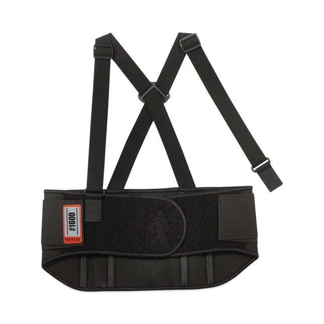 ProFlex 1600 Standard Elastic Back Support Brace, X-Large, 38" to 42" Waist, Black