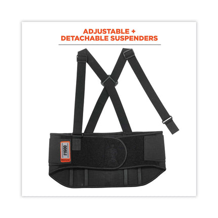 ProFlex 1600 Standard Elastic Back Support Brace, X-Large, 38" to 42" Waist, Black