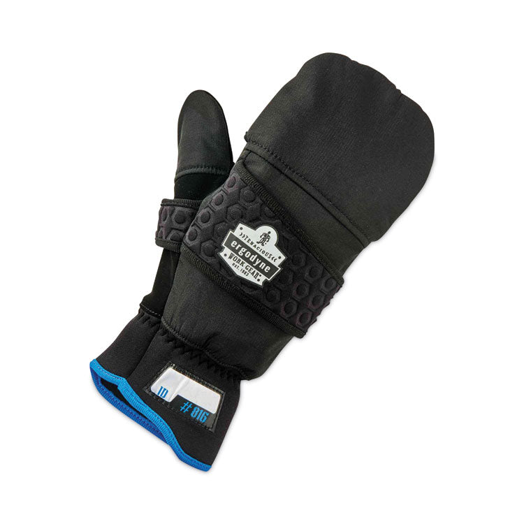 ProFlex 816 Thermal Flip-Top Gloves, Black, X-Large, Pair
