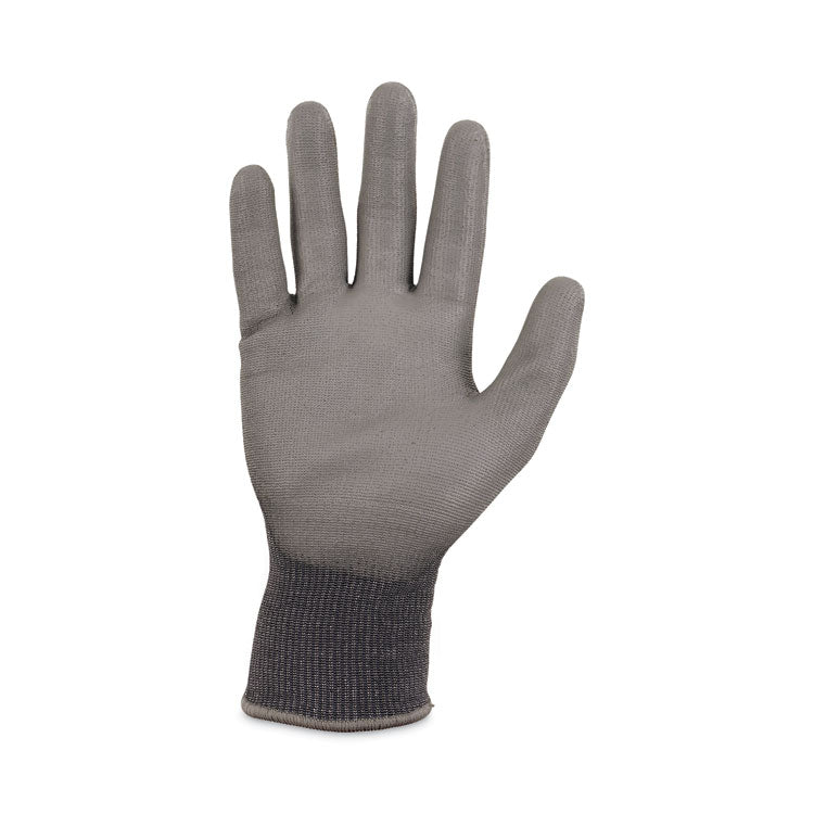 ProFlex 7044 ANSI A4 PU Coated CR Gloves, Gray, Large, 12 Pairs/Pack