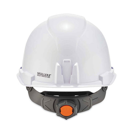 Skullerz 8970LED Class E Hard Hat Cap Style with LED Light, White