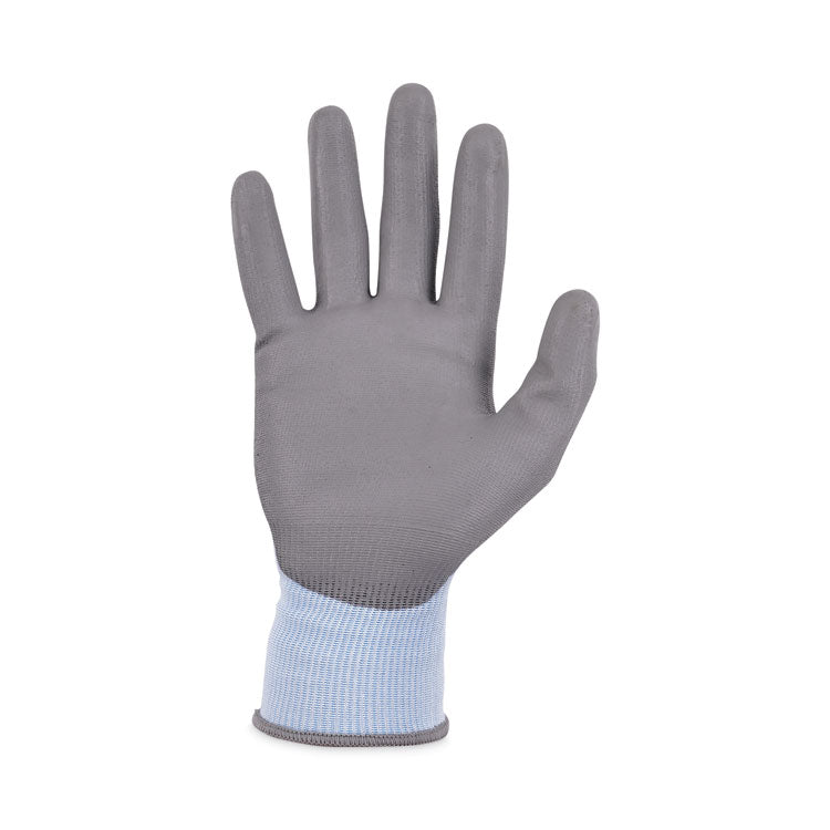 ProFlex 7025 ANSI A2 PU Coated CR Gloves, Blue, 2X-Large, 12 Pairs/Pack