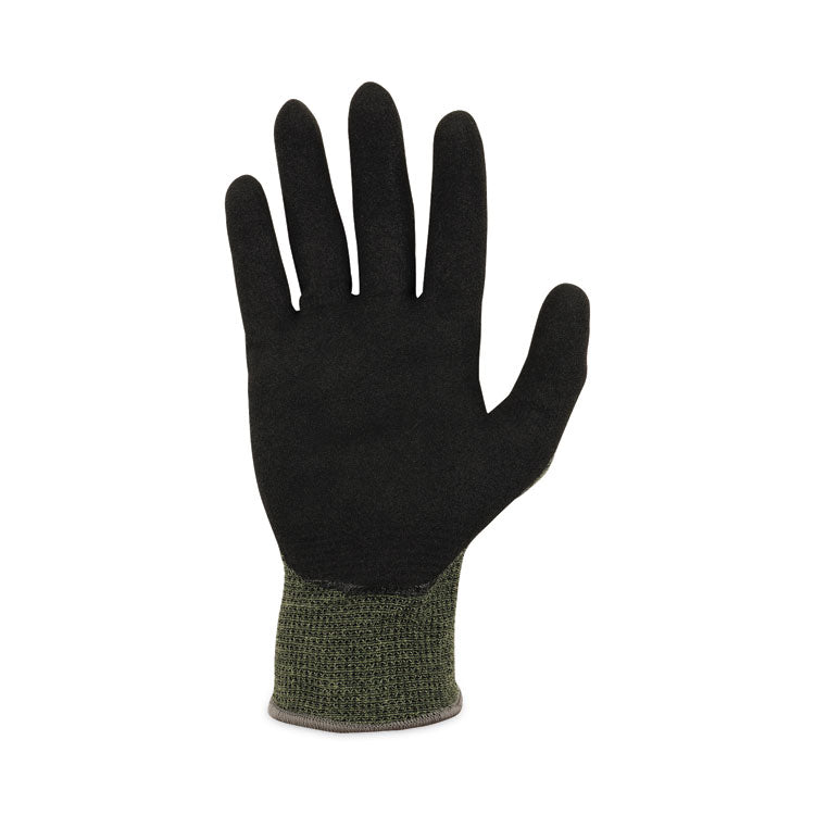 ProFlex 7042 ANSI A4 Nitrile-Coated CR Gloves, Green, Medium, Pair