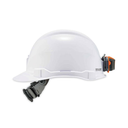 Skullerz 8970LED Class E Hard Hat Cap Style with LED Light, White
