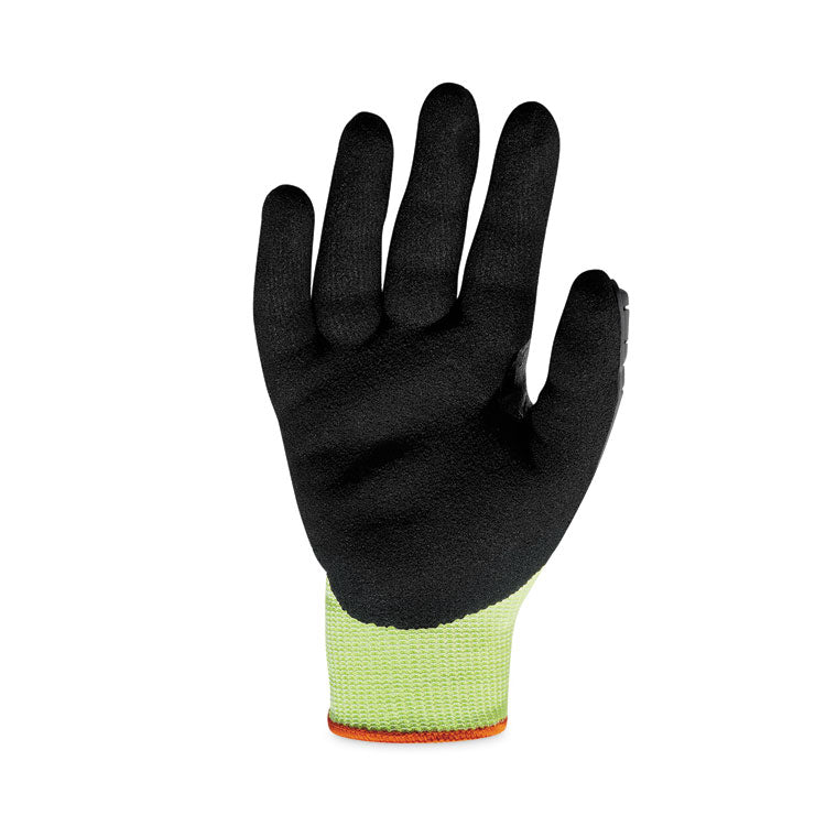 ProFlex 7141 ANSI A4 DIR Nitrile-Coated CR Gloves, Lime, Medium, 72 Pairs/Pack