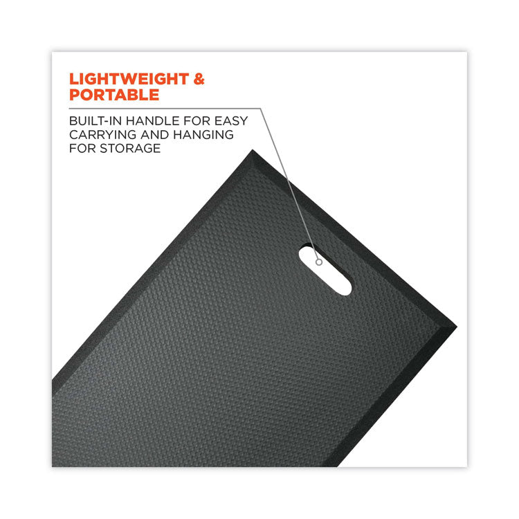 ProFlex 391 XL Foam Kneeling Pad, 0.5", X-Large, Black