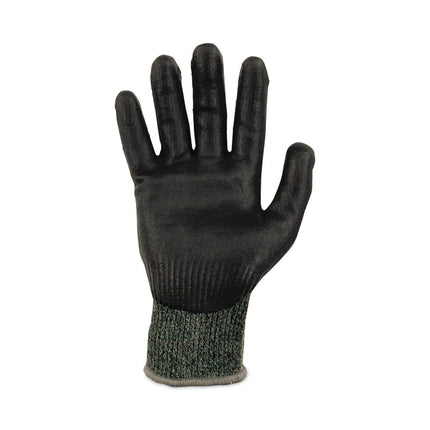 ProFlex 7070 ANSI A7 Nitrile Coated CR Gloves, Green, Large, Pair