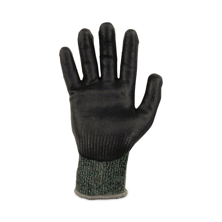 ProFlex 7070 ANSI A7 Nitrile Coated CR Gloves, Green, Large, Pair