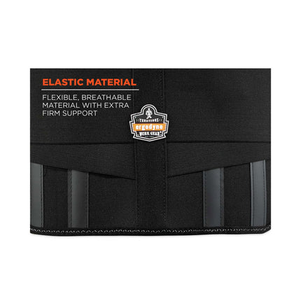 ProFlex 1600 Standard Elastic Back Support Brace, Medium, 30" to 34" Waist, Black