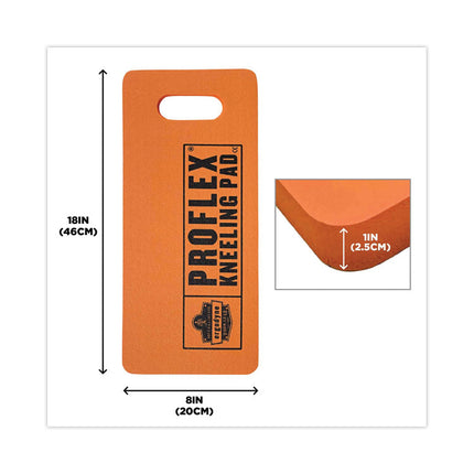 ProFlex 375 Small Foam Kneeling Pad, 1", Small, Orange
