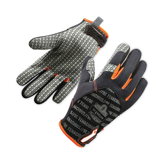 ProFlex 821 Smooth Surface Handling Gloves, Black, Large, Pair