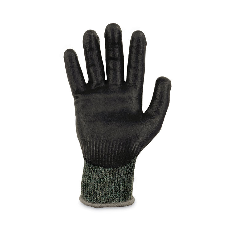 ProFlex 7070 ANSI A7 Nitrile Coated CR Gloves, Green, Small, Pair