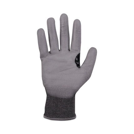 ProFlex 7071 ANSI A7 PU Coated CR Gloves, Gray, Medium, 12 Pairs/Pack