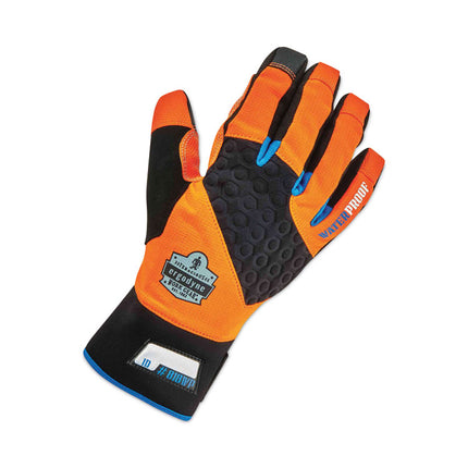 ProFlex 818WP Thermal WP Gloves with Tena-Grip, Orange, 2X-Large, Pair