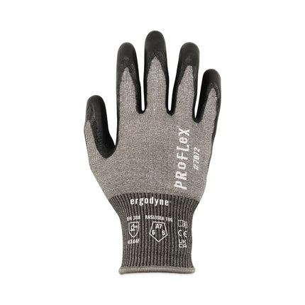 ProFlex 7072 ANSI A7 Nitrile-Coated CR Gloves, Gray, Medium, Pair