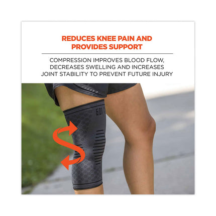 ProFlex 601 Knee Compression Sleeve, X-Large, Black