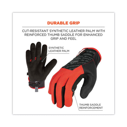 ProFlex 812CR6 ANSI A6 Utility and CR Gloves, Black, X-Large, Pair