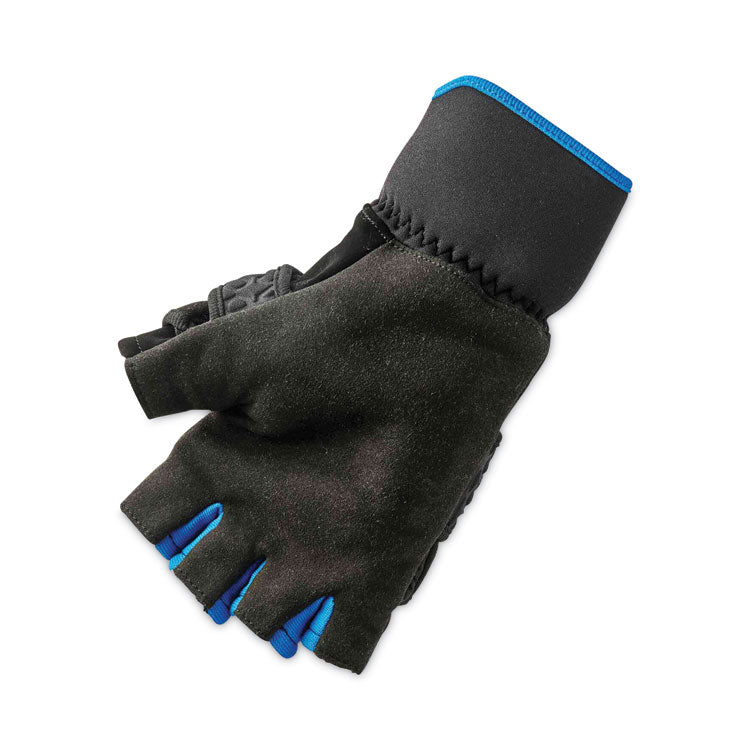 ProFlex 816 Thermal Flip-Top Gloves, Black, Large, Pair
