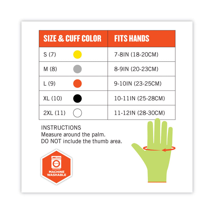 ProFlex 7040 ANSI A4 CR Food Grade Gloves, Lime, Large, 144 Pairs