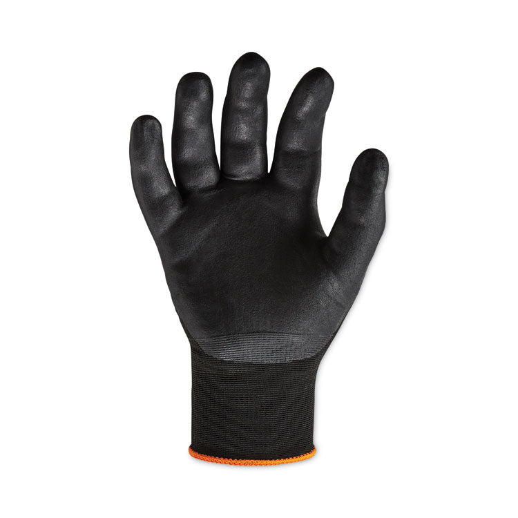 ProFlex 7001 Nitrile-Coated Gloves, Black, Large, 144 Pairs/Pack