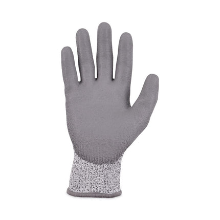 ProFlex 7030 ANSI A3 PU Coated CR Gloves, Gray, Small, 12 Pairs/Pack