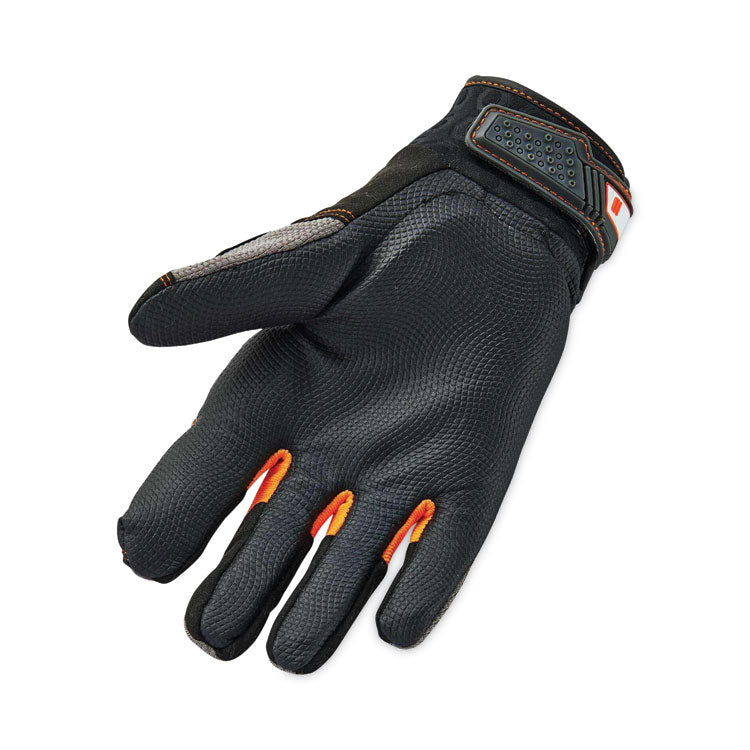 ProFlex 9015F(x) Certified Anti-Vibration Gloves and Dorsal Protection, Black, Small, Pair