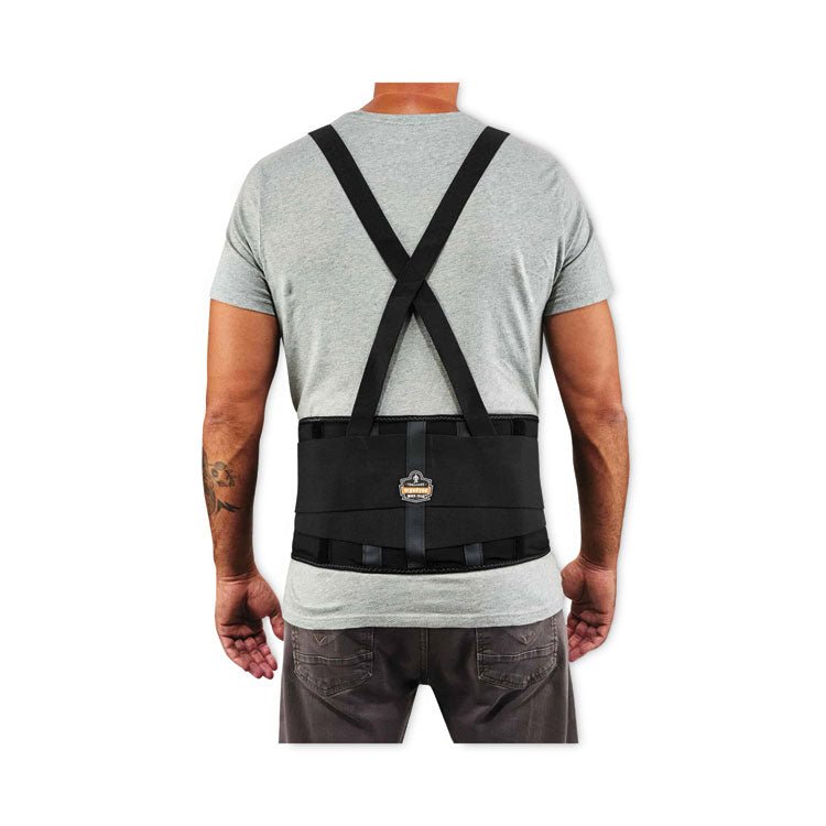 ProFlex 100 Economy Spandex Back Support Brace, 3X-Large, 46" to 52" Waist, Black