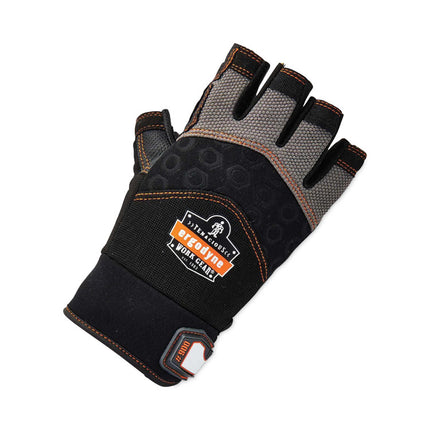 ProFlex 900 Half-Finger Impact Gloves, Black, X-Large, Pair