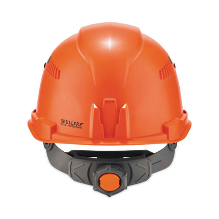 Skullerz 8972LED Class C Hard Hat Cap Style with LED Light, Orange