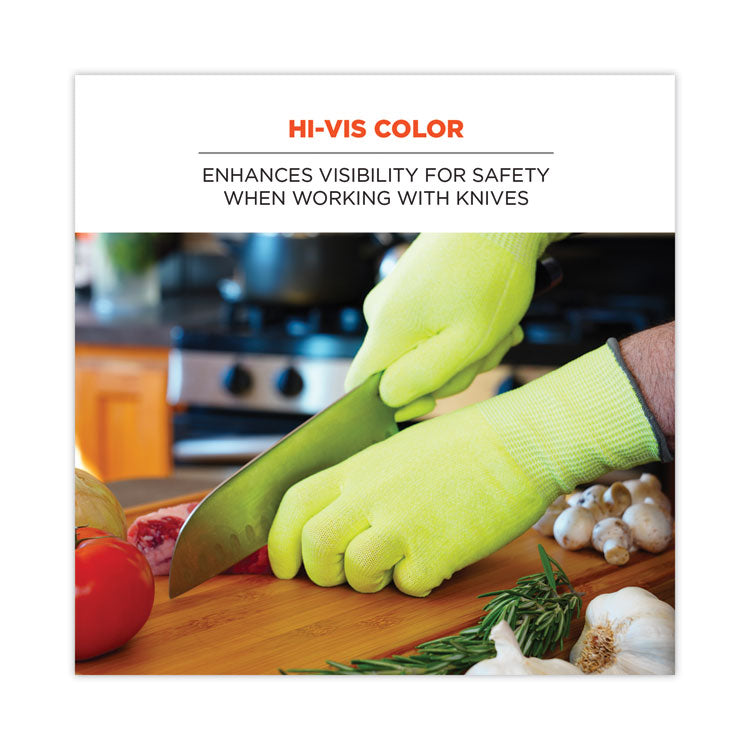 ProFlex 7040 ANSI A4 CR Food Grade Gloves, Lime, Large, 144 Pairs