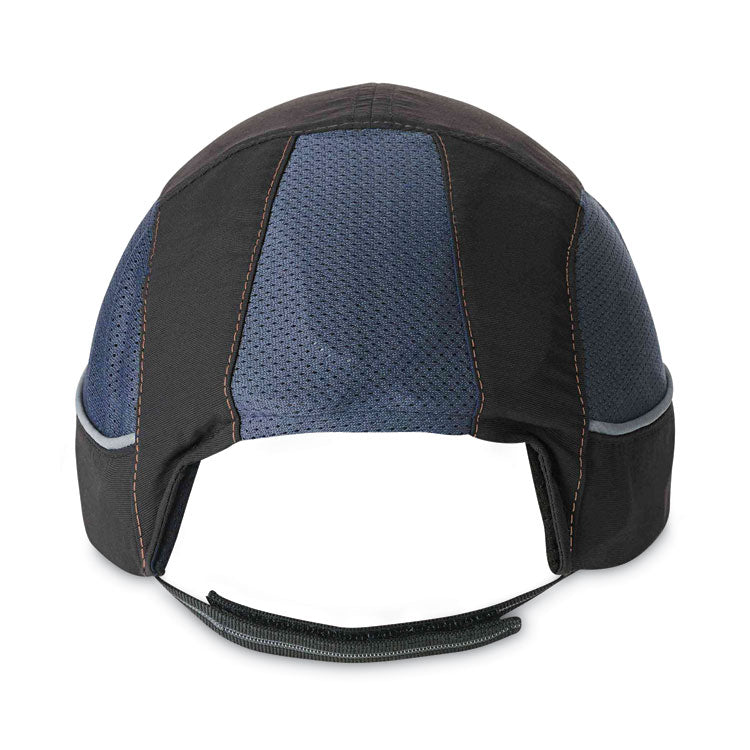 Skullerz 8950XL XL Bump Cap Hat, Long Brim, Black