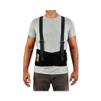 ProFlex 1400UN Universal Size Back Support Brace, One Size Fits All, 25" to 58" Waist, Black