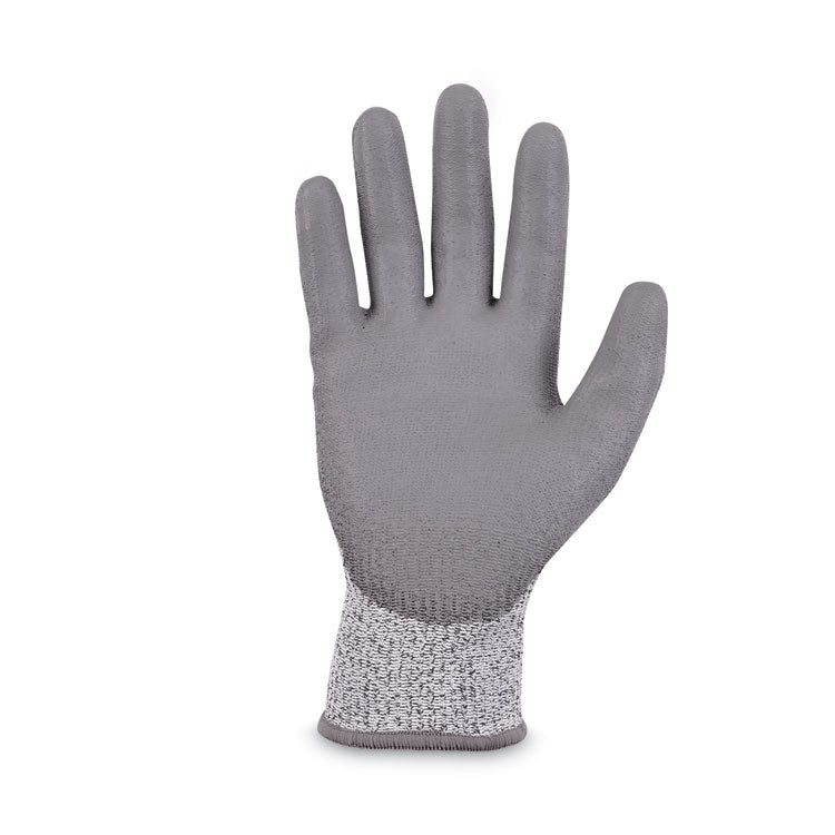 ProFlex 7030 ANSI A3 PU Coated CR Gloves, Gray, Large, Pair