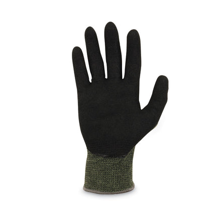 ProFlex 7042 ANSI A4 Nitrile-Coated CR Gloves, Green, Large, Pair