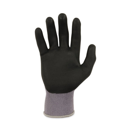 ProFlex 7000 Nitrile-Coated Gloves Microfoam Palm, Gray, Large, 12 Pairs/Pack