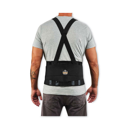 ProFlex 1400UN Universal Size Back Support Brace, One Size Fits All, 25" to 58" Waist, Black