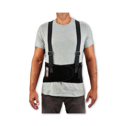 ProFlex 1100SF Standard Spandex Back Support Brace, X-Small, 20" to 25" Waist, Black