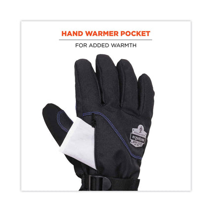 ProFlex 825WP Thermal Waterproof Winter Work Gloves, Black, Medium, Pair