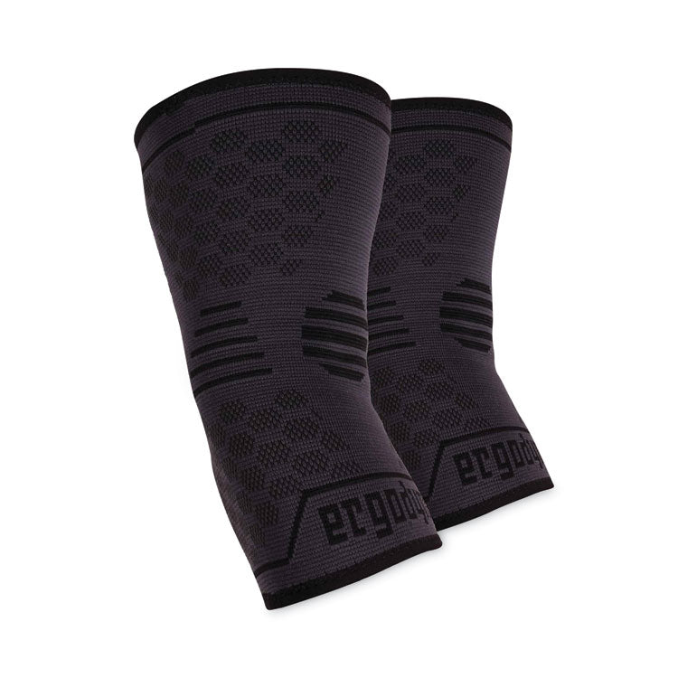 ProFlex 651 Elbow Compression Sleeve, Large, Gray/Black