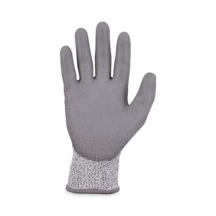 ProFlex 7030 ANSI A3 PU Coated CR Gloves, Gray, Small, Pair