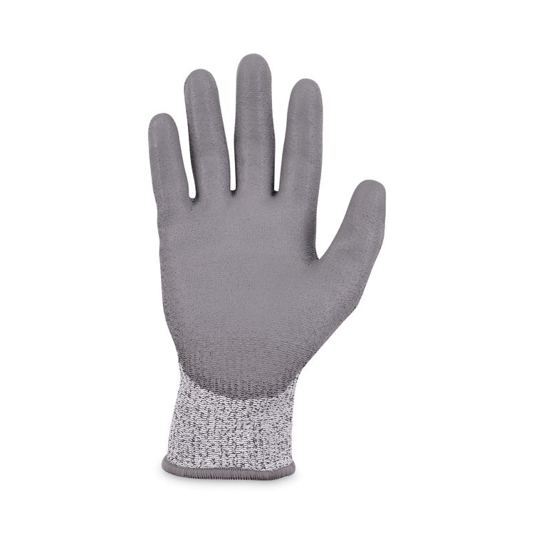 ProFlex 7030 ANSI A3 PU Coated CR Gloves, Gray, Medium, 12 Pairs/Pack