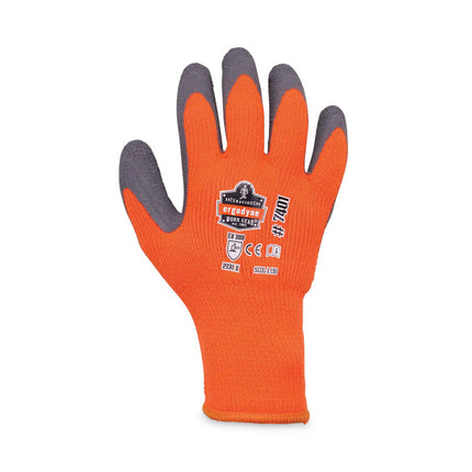 ProFlex 7401 Coated Lightweight Winter Gloves, Orange, Large, 144 Pairs